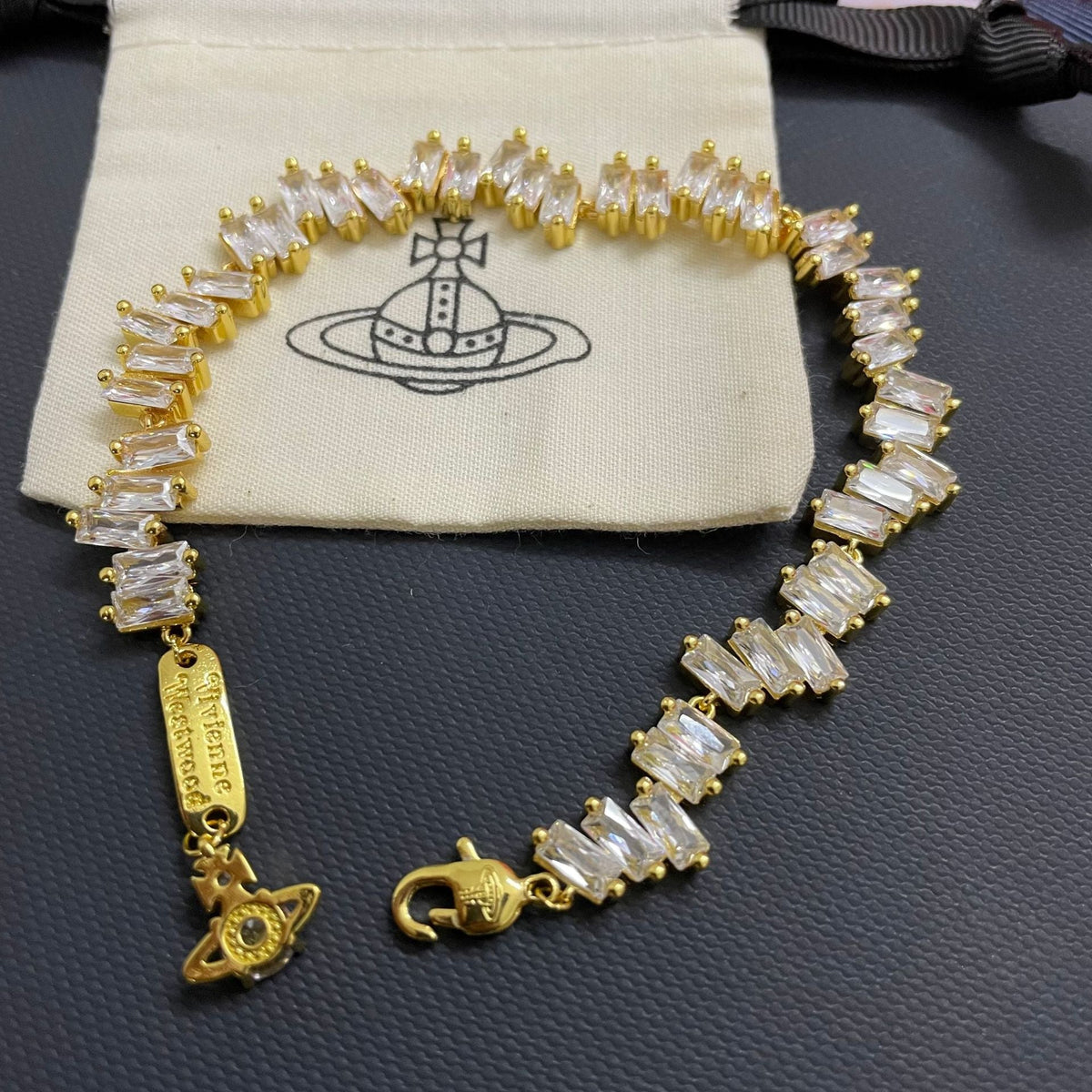 Vivienne Westwood 2026 Full-Rhinestone Bracelet