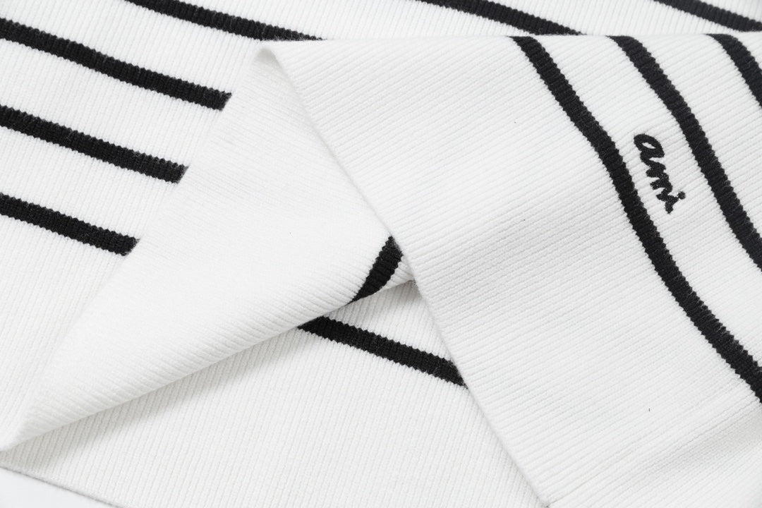 2026 AMI PARIS striped sweater