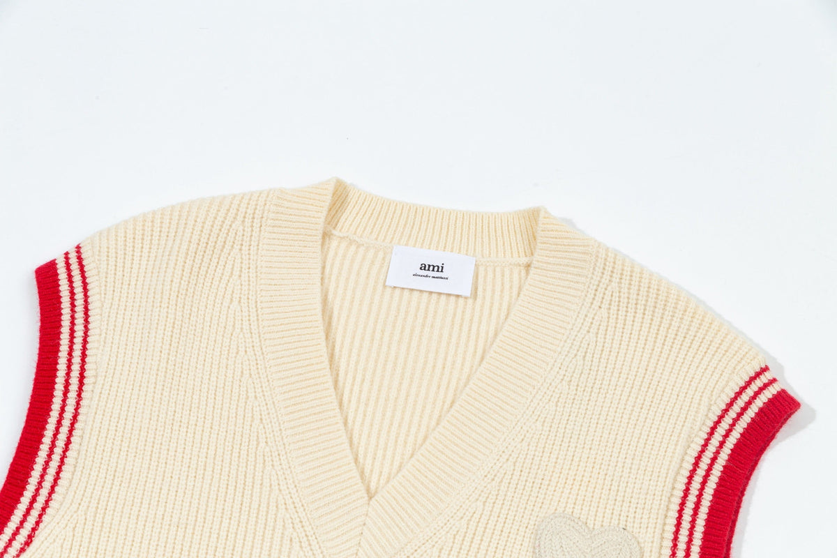 2026 AMI PARIS vest sweater