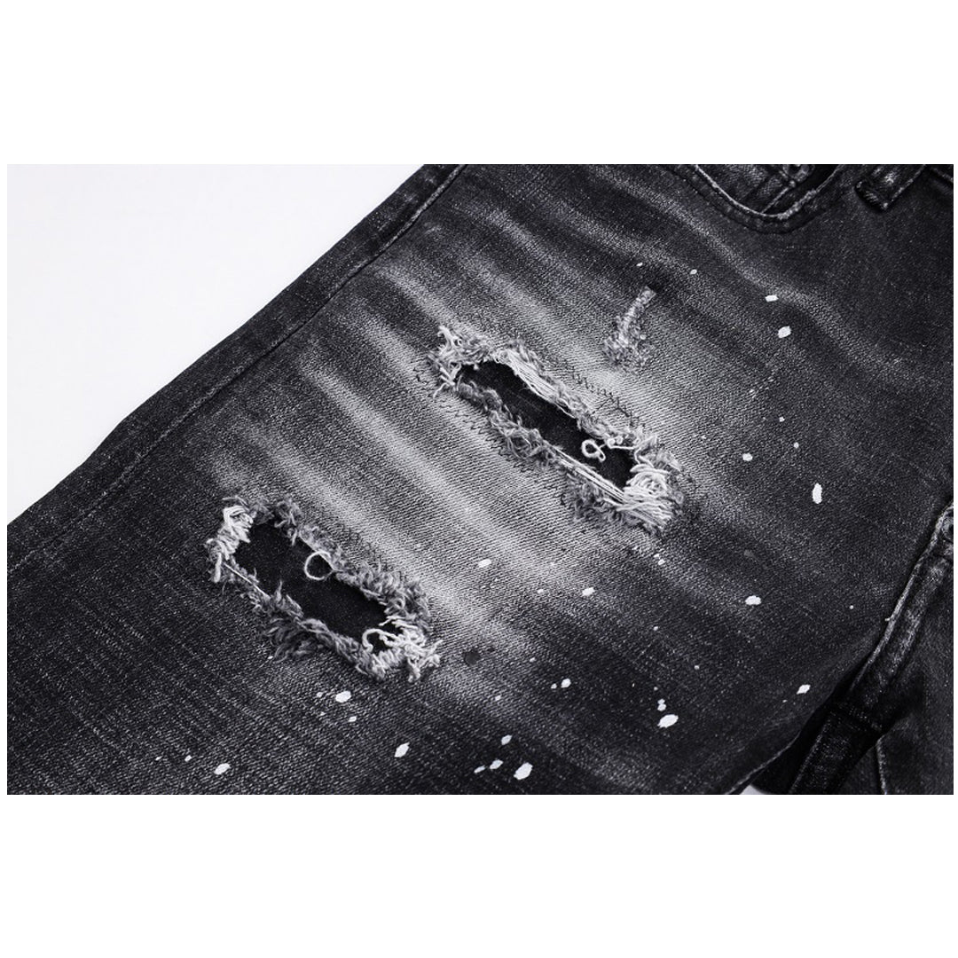 dsquared2 Hole spray ink wash Jeans