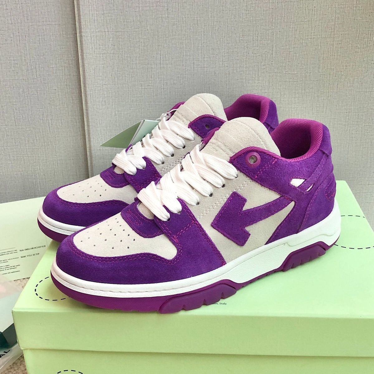Off-White Genuine Leather Sneakers#68