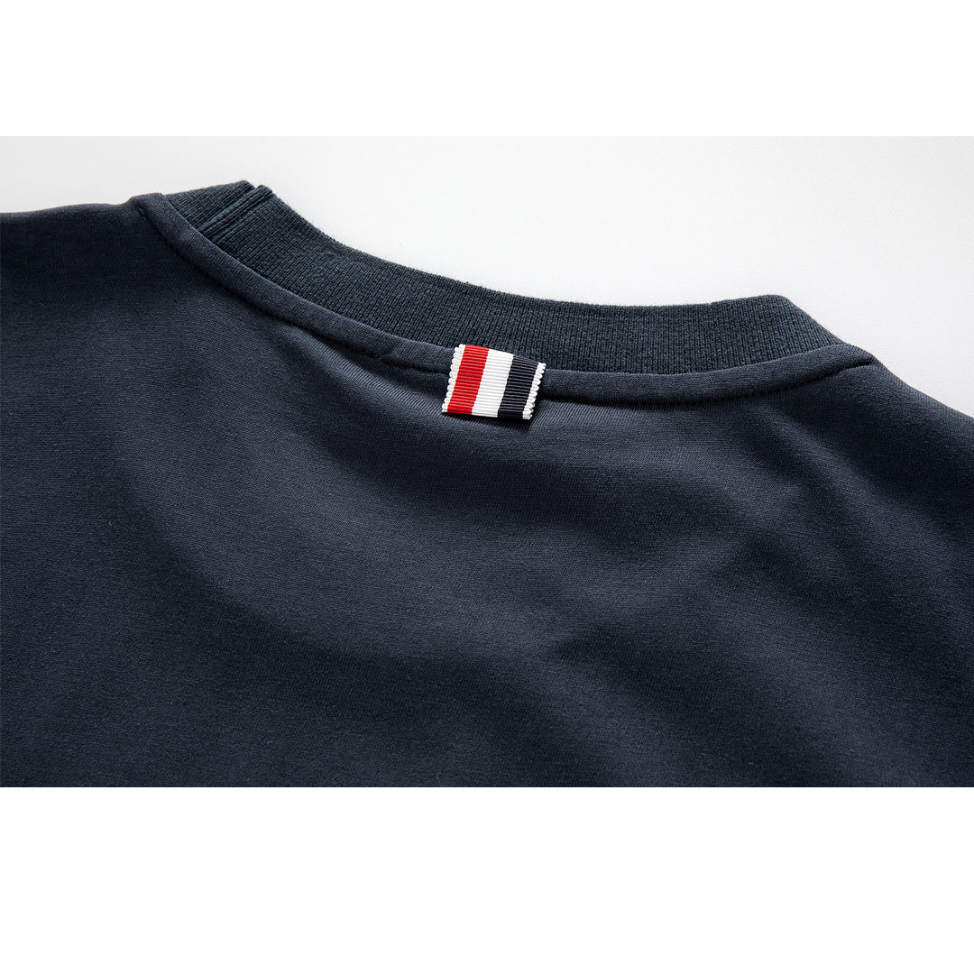 Thom Browne Floral Embroidery T-shirt