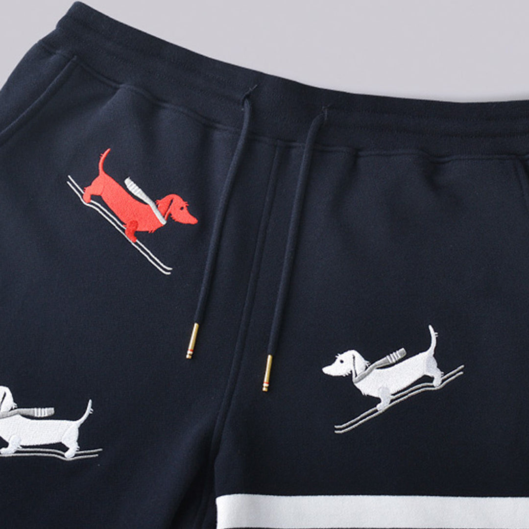 Thom Browne Embroidery Sports shorts