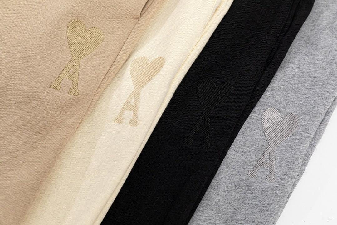 AMI PARIS Straight leg Sweatpants