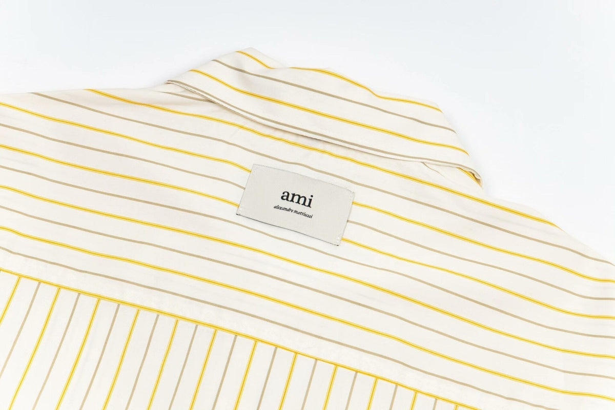 AMI PARIS Unisex striped shirt