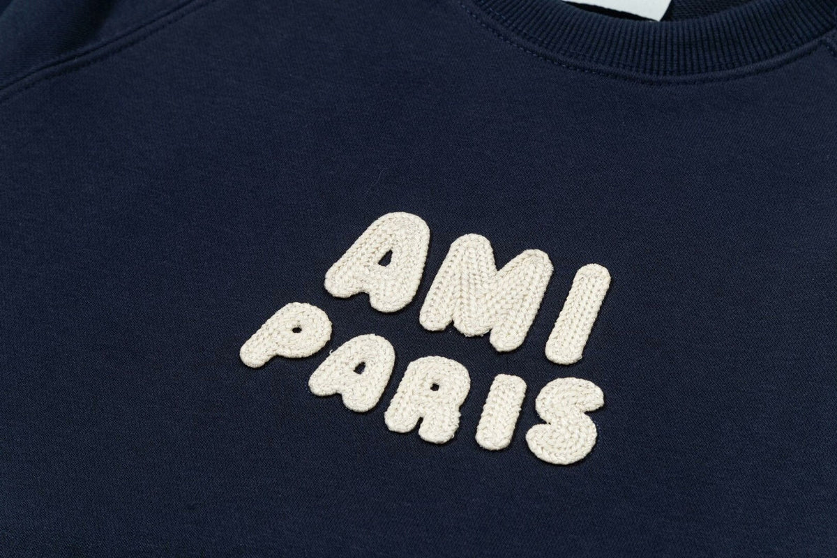 2026 AMI PARIS Letter hoodie