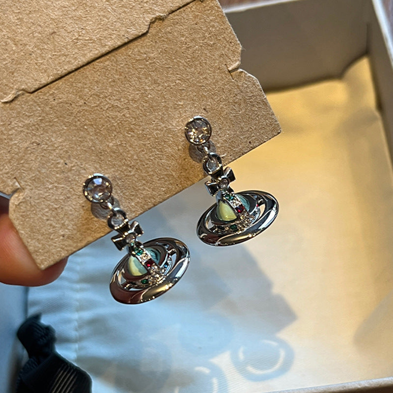 Vivienne Westwood Classic Planet Stud Earrings