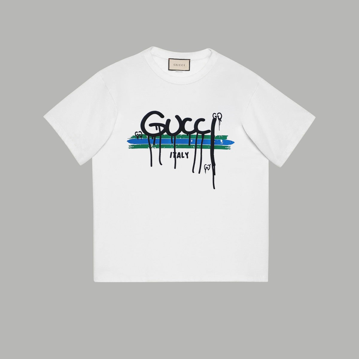 Gucci Signature GG Logo Print T-Shirt