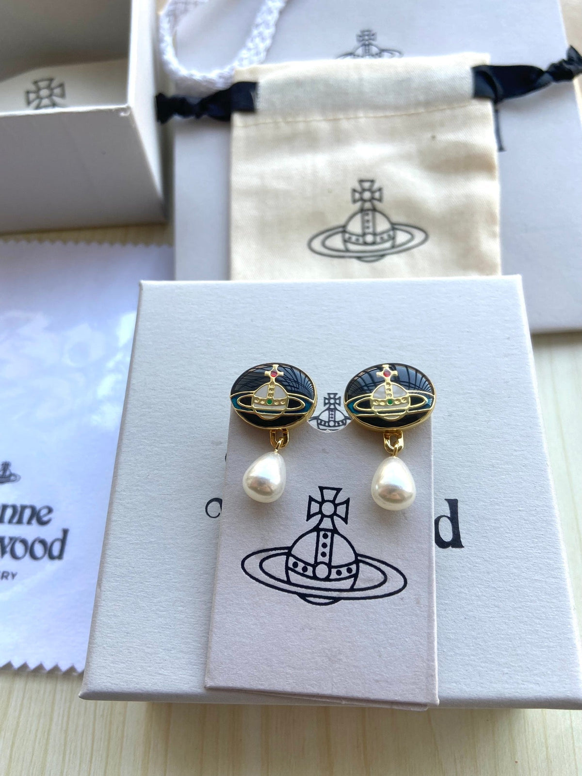 Vivienne Westwood Pearl Earrings