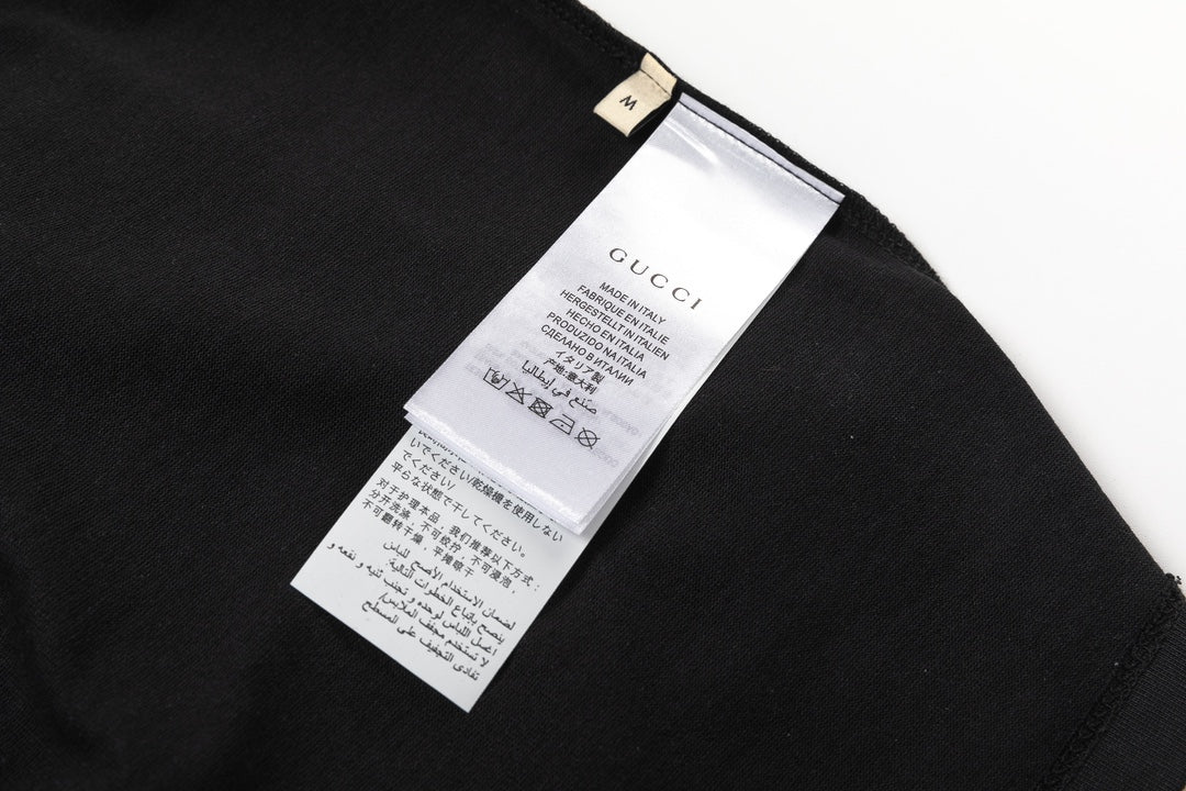 Gucci Celine-Print Distressed Oversized T-Shirt