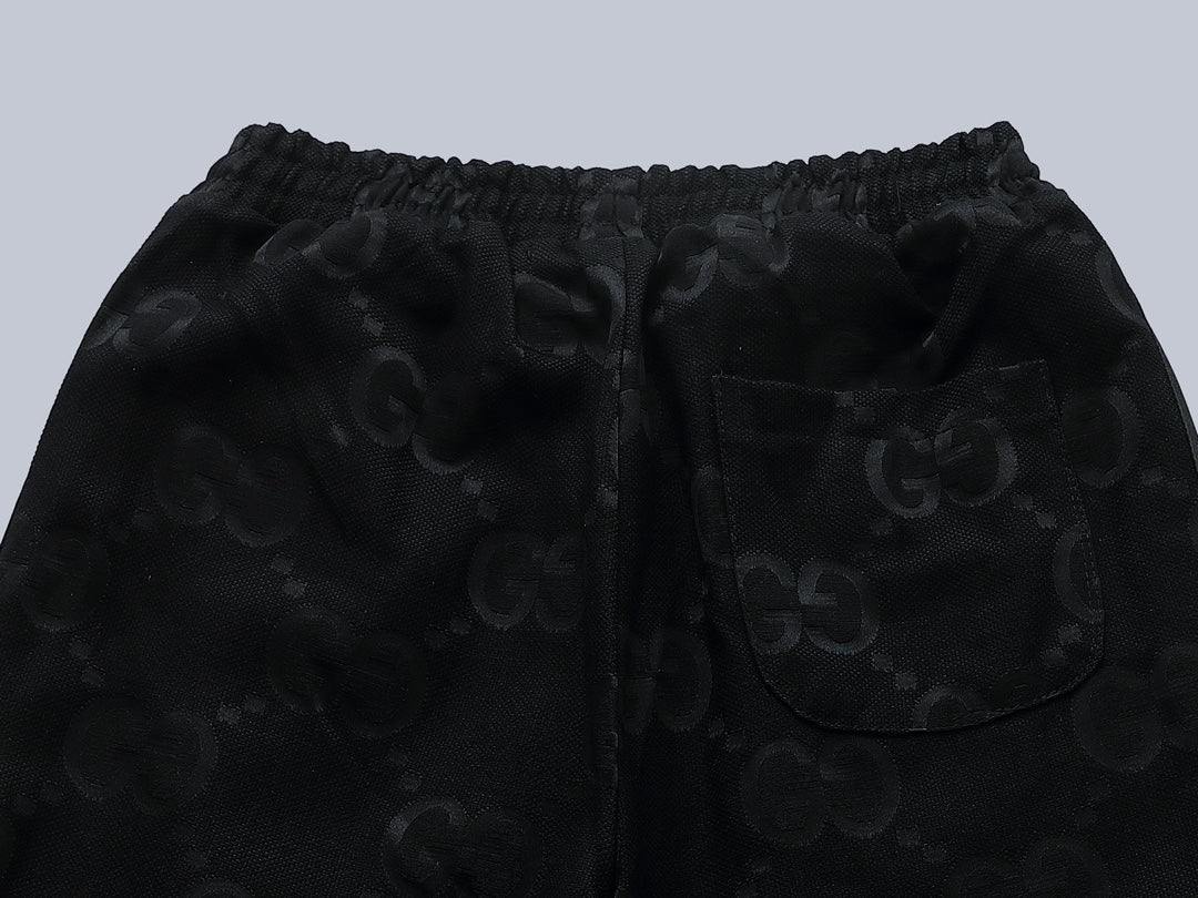 Gucci GG Monogram Track Pants with Web Stripe