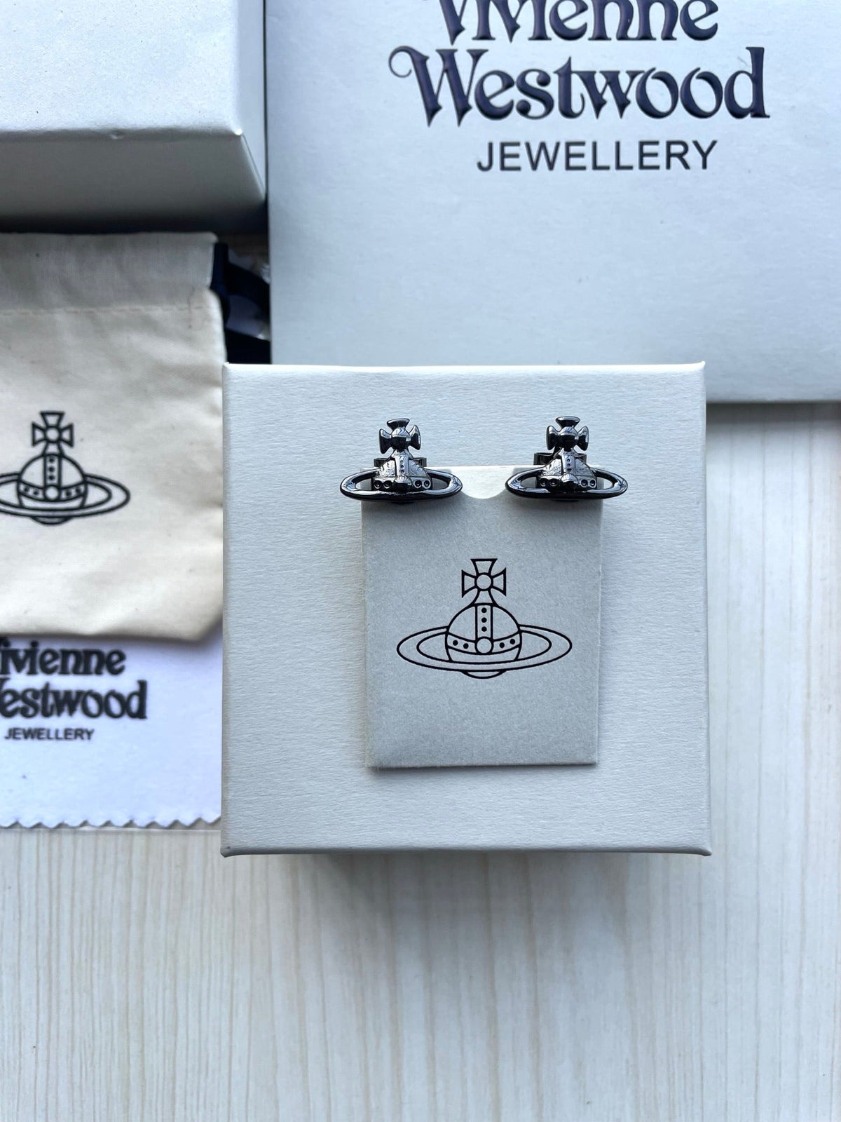 Vivienne Westwood Saturn Stud Earrings