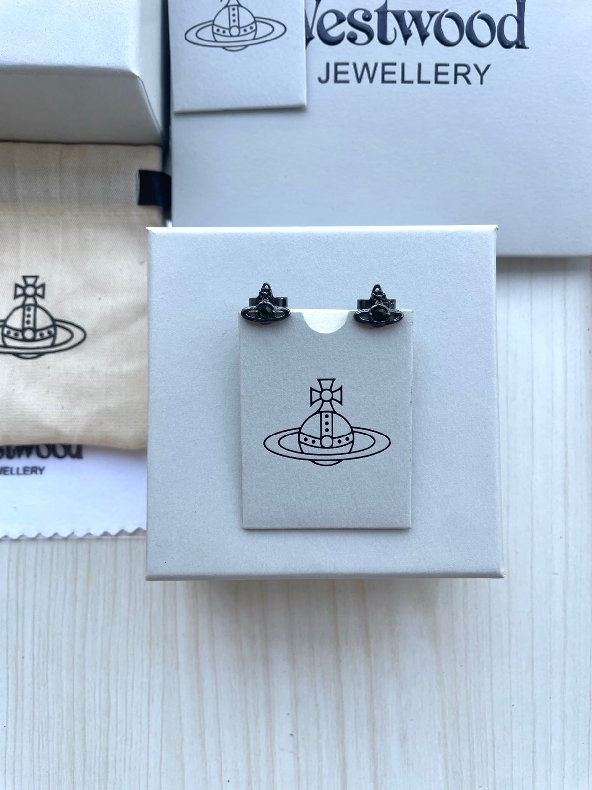 Vivienne Westwood Saturn Stud Earrings