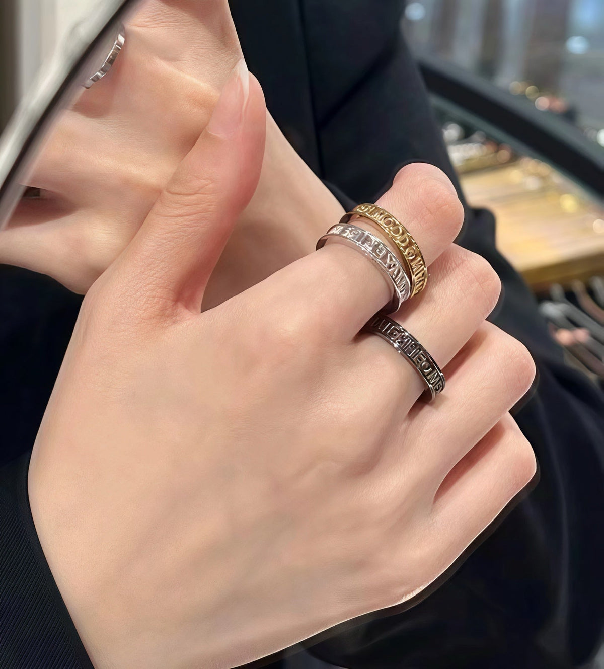 Vivienne Westwood Openwork Letter Ring
