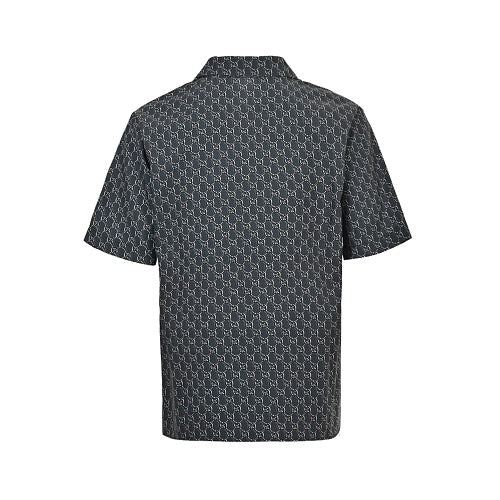 Gucci GG Monogram All-Over Print Camp Collar Shirt