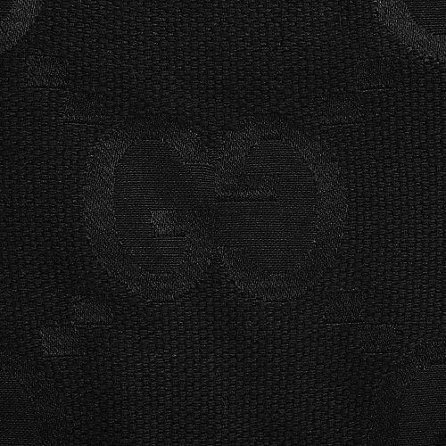 Gucci GG Monogram Shorts – Tonal Black with Web Drawstring