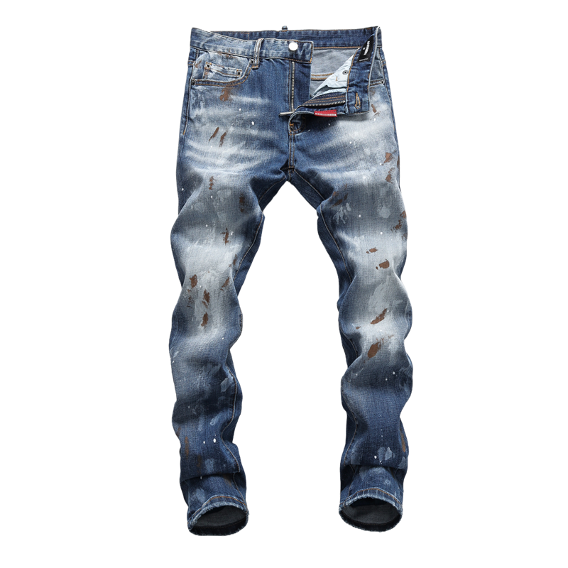 dsquared2 New Man Ink splash Jeans