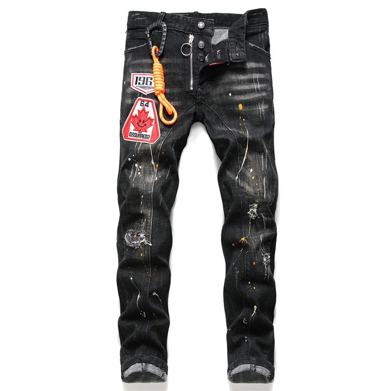 dsquared2 Maple leaf personalized Jeans