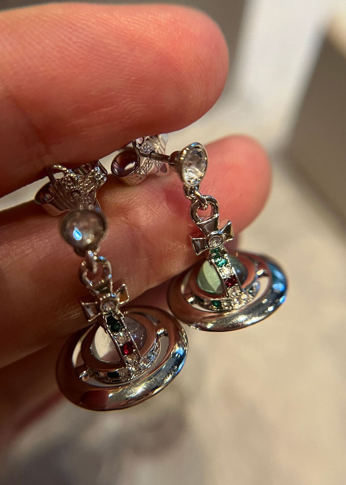 Vivienne Westwood Classic Planet Stud Earrings