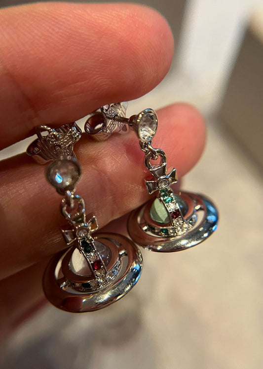 Vivienne Westwood Classic Planet Stud Earrings