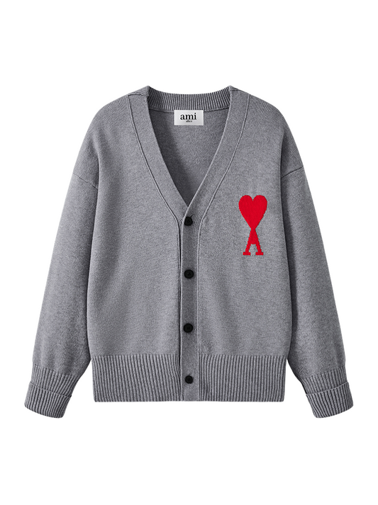 2026 AMI PARIS  Unisex knitted cardigan