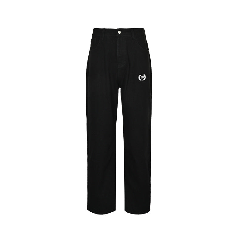 Balenciaga Glass-Fibre Trim Cotton Pants
