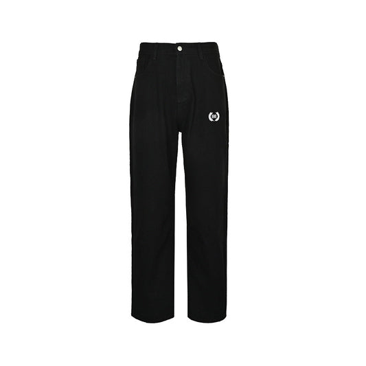 Balenciaga Glass-Fibre Trim Cotton Pants
