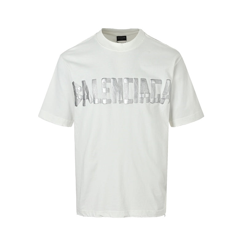 Balenciaga 100% Cotton Crewneck T-Shirt - Style 04