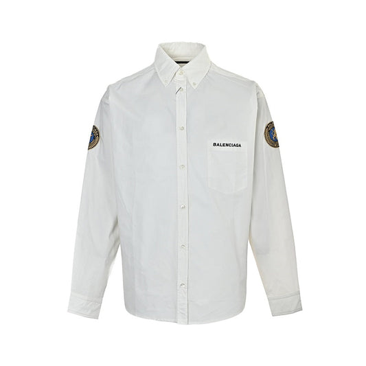 Balenciaga Embellished Cotton Shirt