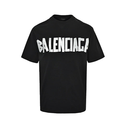 Balenciaga Cotton T-Shirt with Glass-Fibre Trim