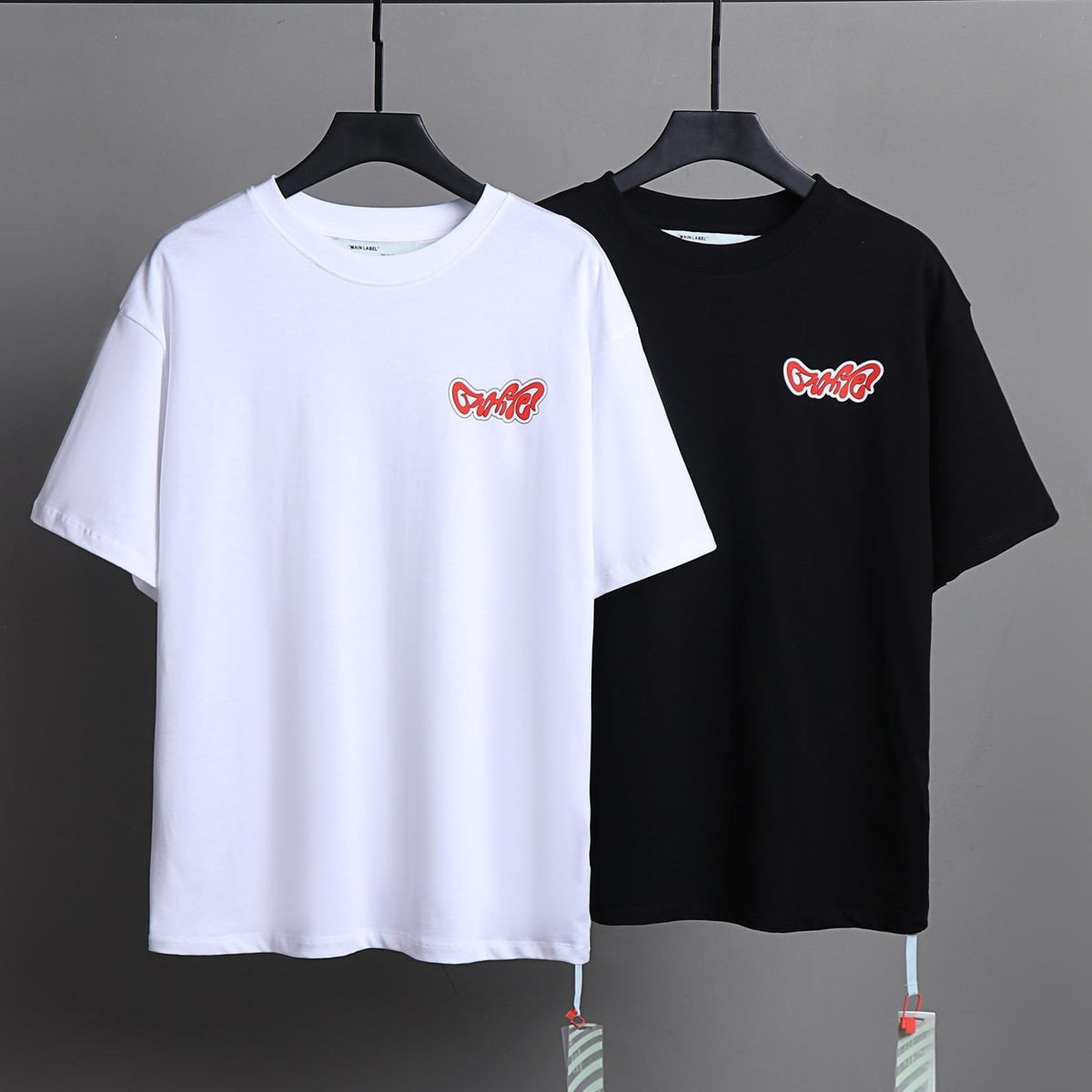 OFF-White  Arrow Logo Cotton T-shirt