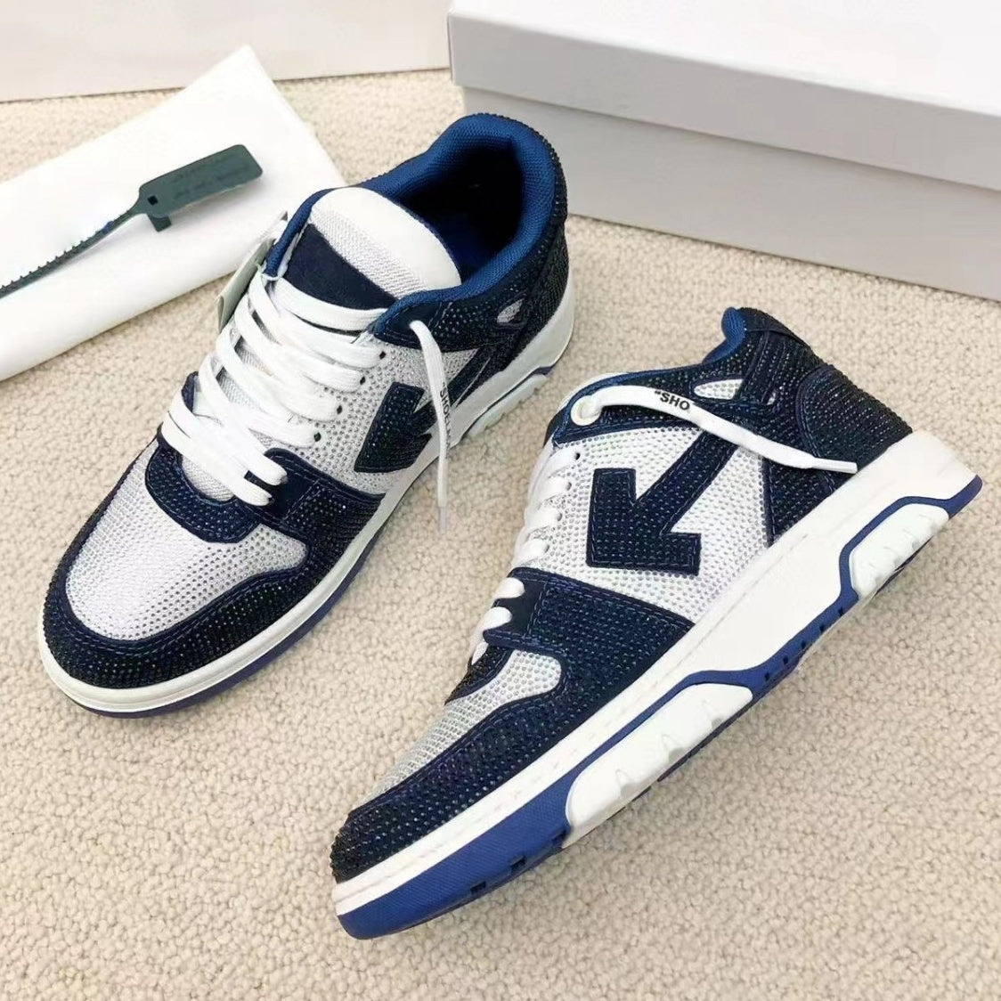 Off-White Full diamond Sports shoes#11