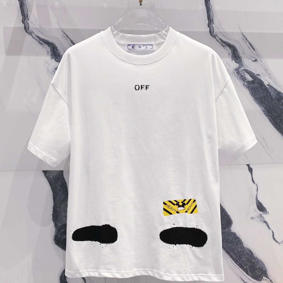 OFF-White  Arrow Logo Cotton T-shirt#31