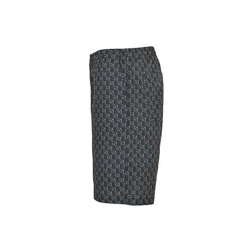 Gucci GG Monogram Allover Print Shorts in Dark Charcoal