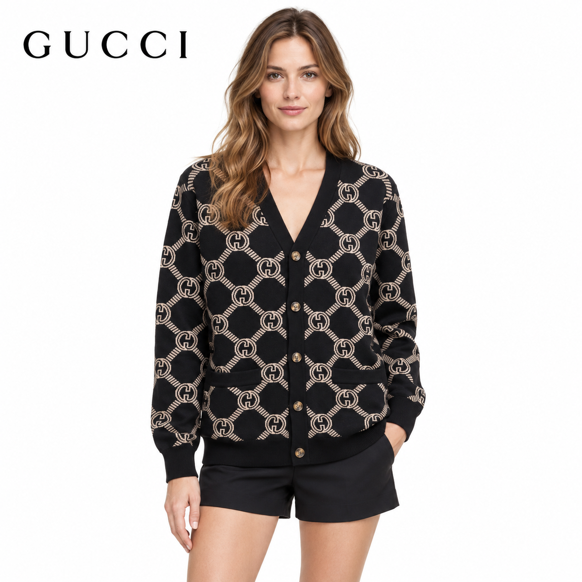 Gucci Unisex Knit Cardigan