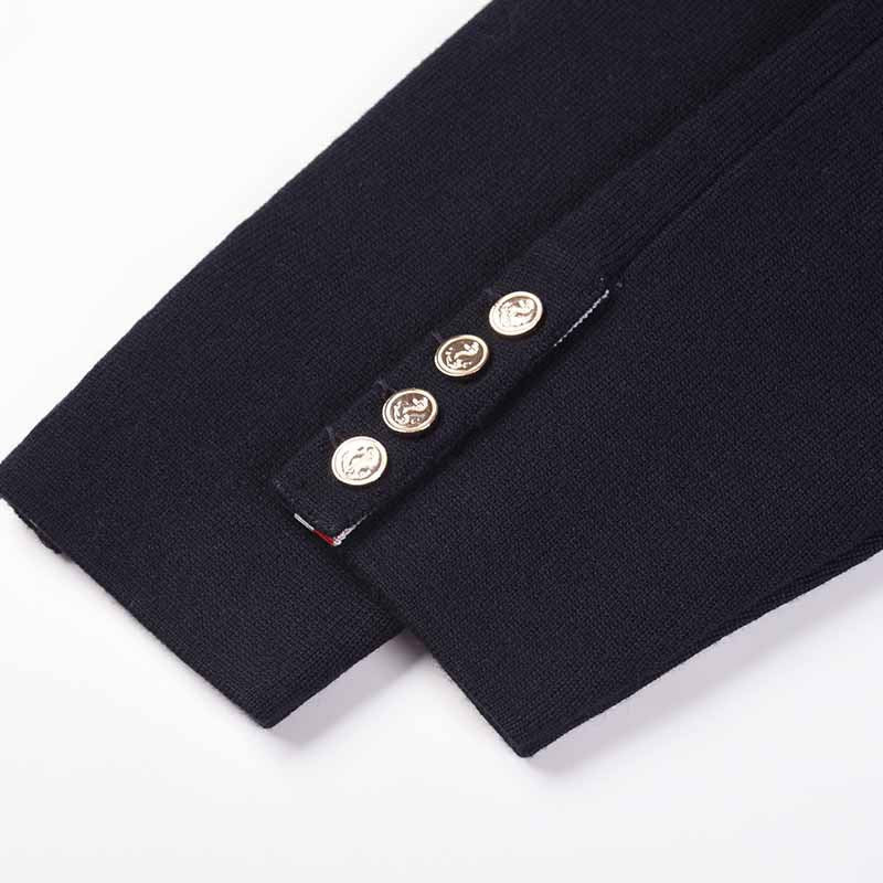 Thom Browne 4-Bar Single Breasted coat
