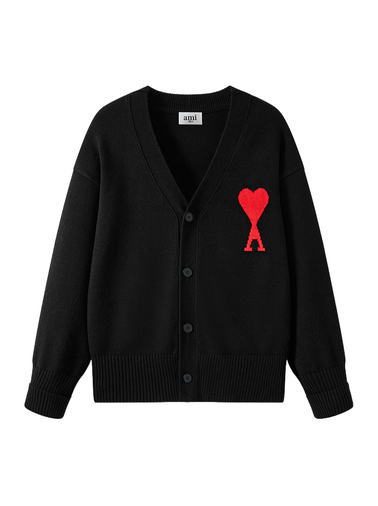 2026 AMI PARIS  Unisex knitted cardigan