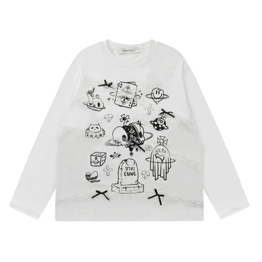 Vivienne Westwood 2026 Graffiti-Style Casual Sweatshirt