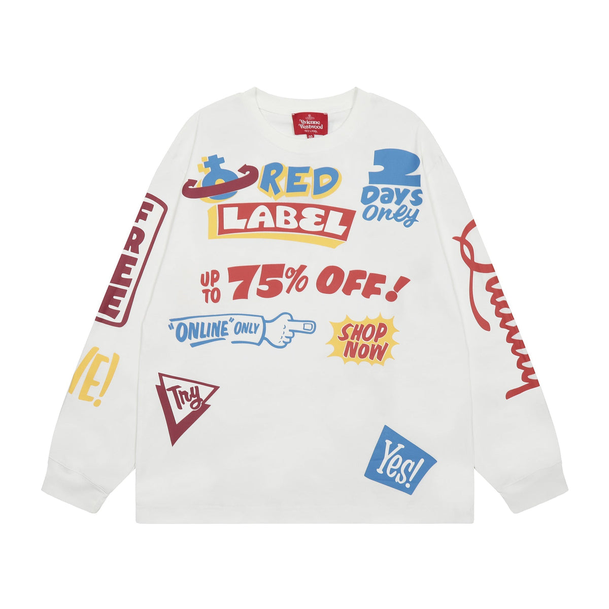 Vivienne Westwood 2026 Graffiti-Style Casual Sweatshirt