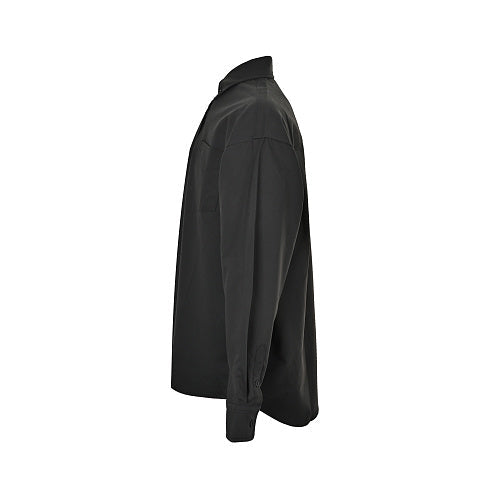 Balenciaga Oversized Logo Cotton Shirt
