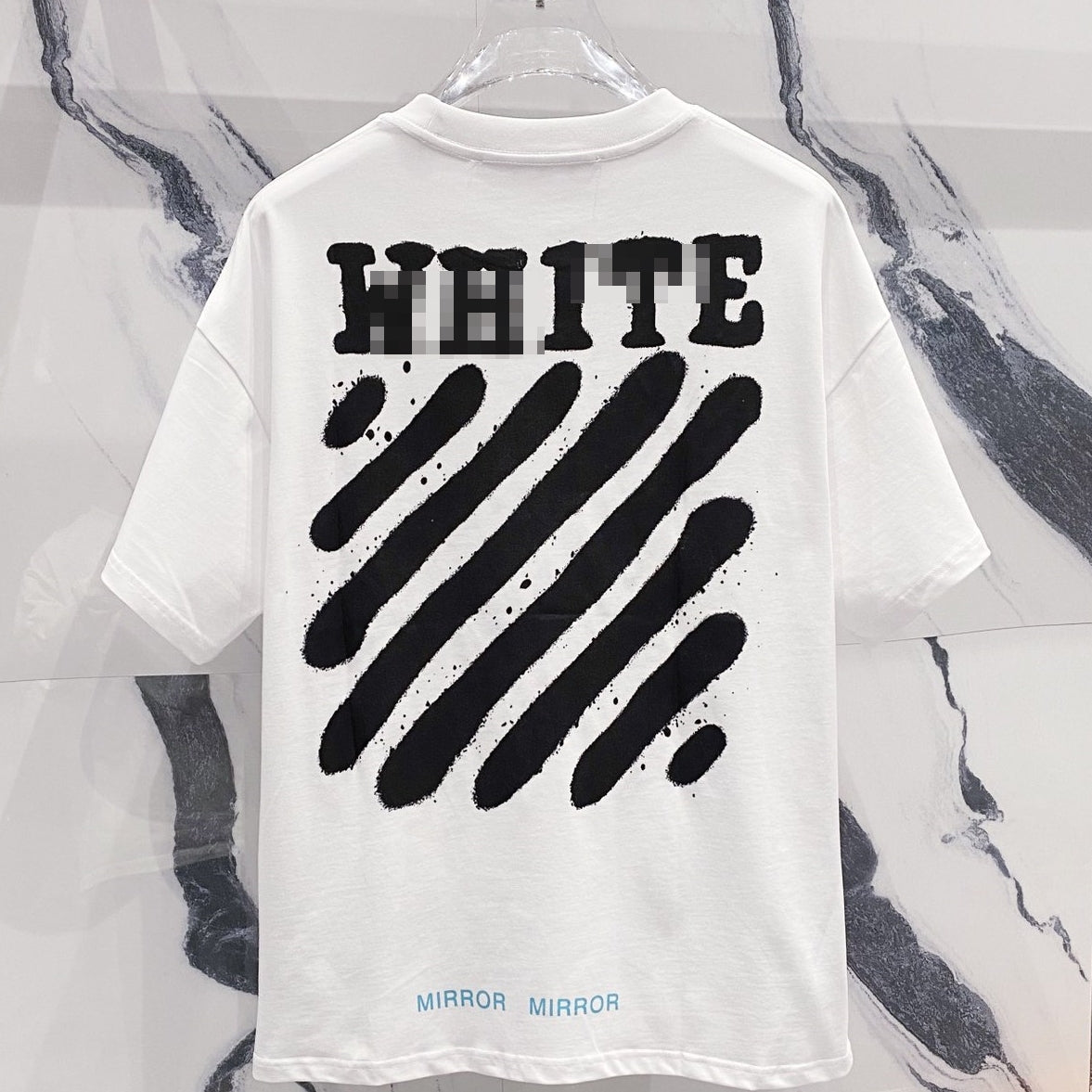 OFF-White  Arrow Logo Cotton T-shirt#31