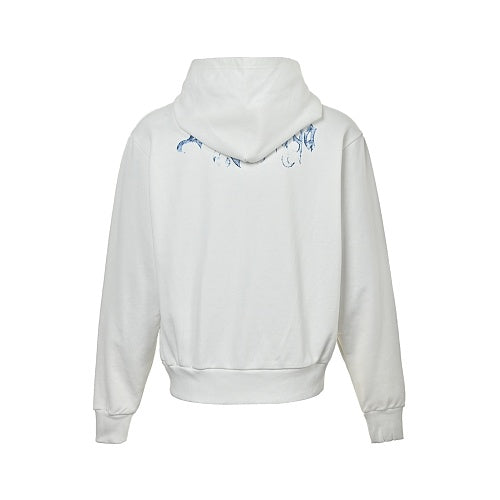 Balenciaga Graphic Print Cotton Hoodie