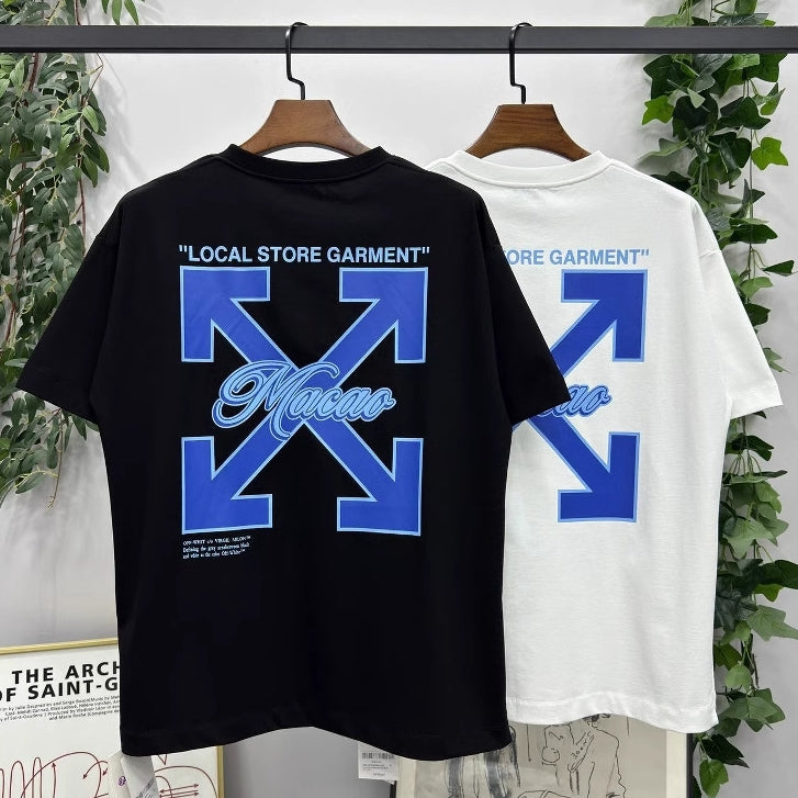 OFF-White  Arrow Logo Cotton T-shirt#27