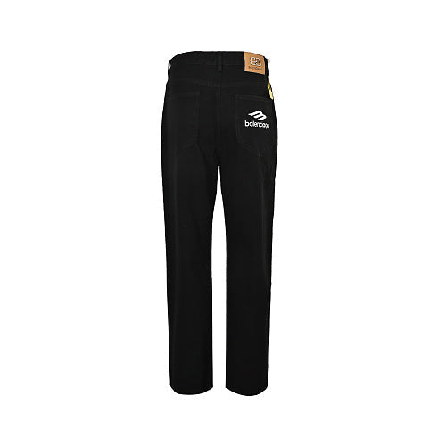Balenciaga Glass-Fibre Trim Cotton Pants