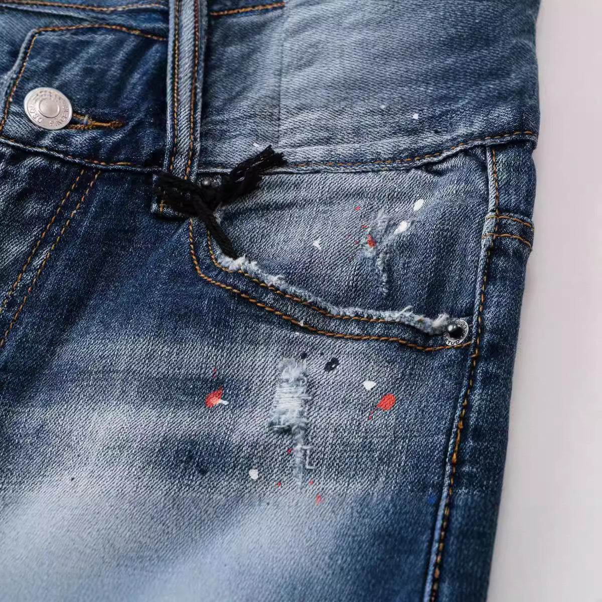 dsquared2  Washed Holes Jeans