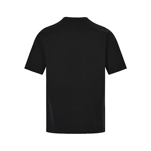 Balenciaga 100% Cotton Crewneck T-Shirt in White & Black