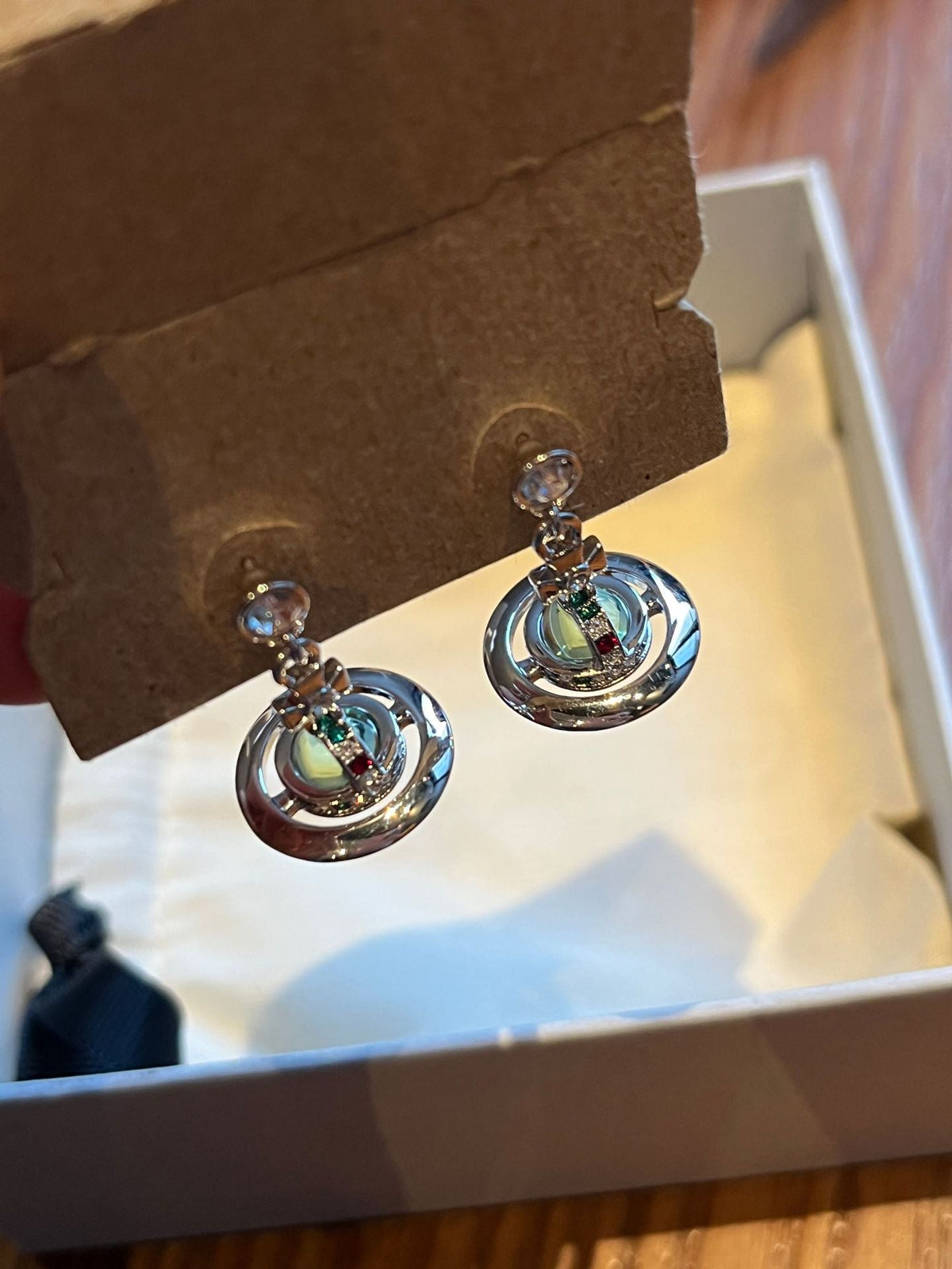 Vivienne Westwood Classic Planet Stud Earrings