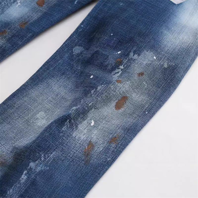 dsquared2 New Man Ink splash Jeans