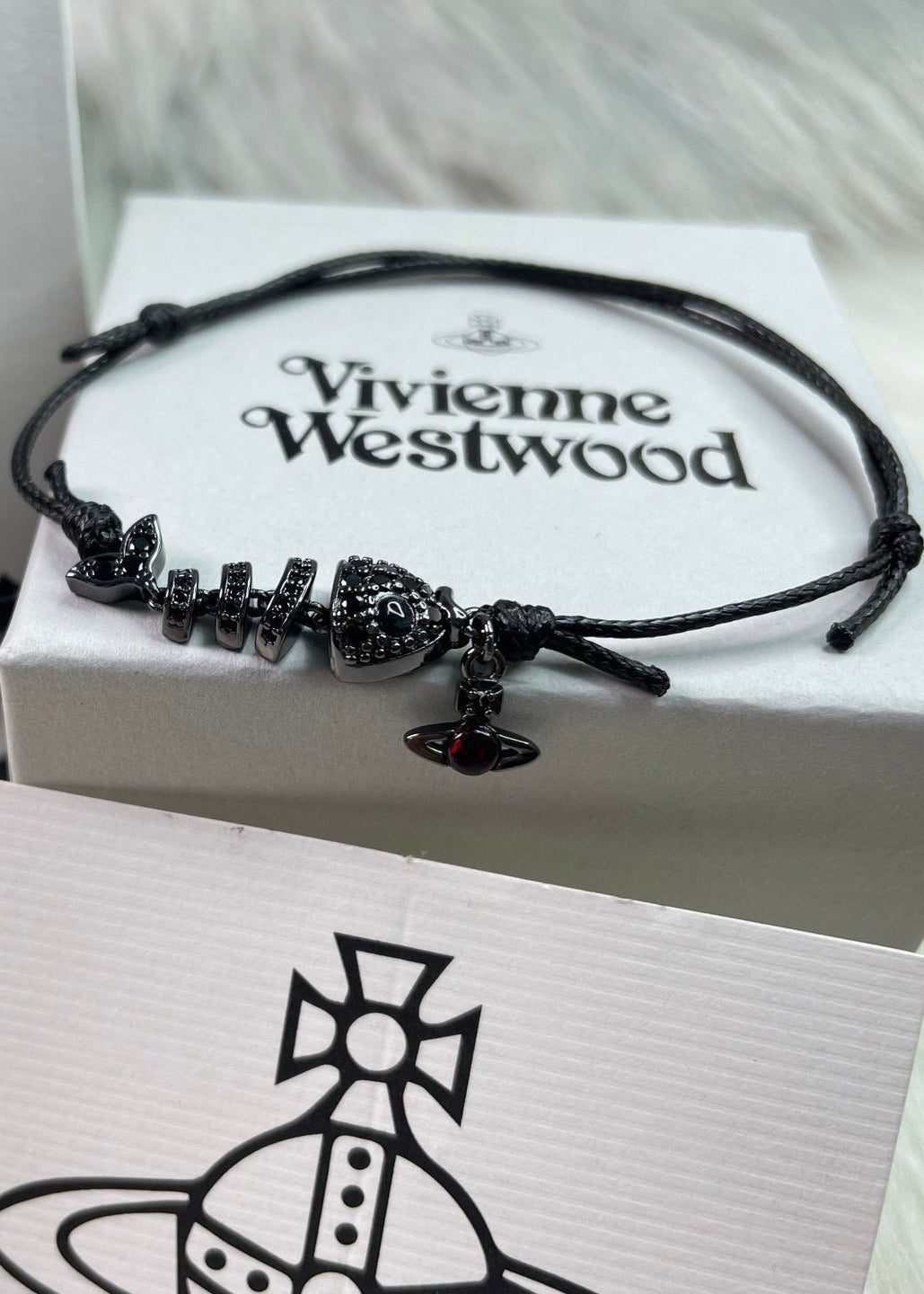 Vivienne Westwood 2026 Fishbone Cord Bracelet