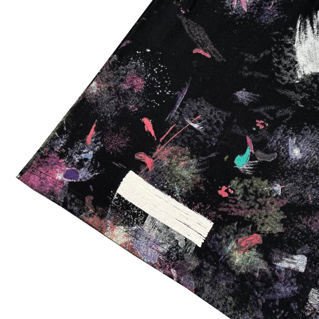 Off-White  Starry sky inkjet shorts#9